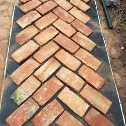 Płytki z cegły podłoga tarasowa